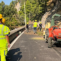 Aggiornamenti Statale Amalfitana: sabato 26 e domenica 27 agosto strada aperta a senso unico alternato /FOTO