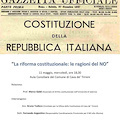 Cava de' Tirreni: 11 maggio il convegno “La riforma costituzionale: le ragioni del NO”