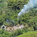 Cava de' Tirreni, incendio nella frazione di Dupino [FOTO]