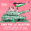 Cava de' Tirreni per la Palestina: 15 marzo presidio in Piazza Duomo organizzato da Spazio Pueblo