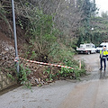 Cava de' Tirreni, smottamento in località Arcara: interviene la Protezione Civile 