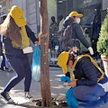 Cava de' Tirreni, studenti "spazzini" ridanno decoro a strade e cortili