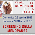 Cava, tornano "Le Domeniche della Salute": 29 aprile screening della menopausa