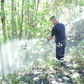 Domato vasto incendio alla Petrellosa