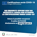 Green Pass, ecco come recuperare il codice authcode 