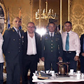 Il nuovo comandante della Guardia di Finanza in visita a Palazzo di Città