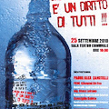 "L'acqua non si vende", pubblico incontro alla Sala Teatro