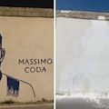 Massimo Coda corteggiato dalla Salernitana, a Cava de' Tirreni rimosso murales del calciatore 