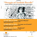 "Omaggio ad Annibale Ruccello", trittico di appuntamenti al Teatro "Luca Barba"