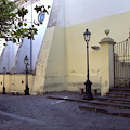 Piazza Bonifacio IX trasformata in un campo di calcetto