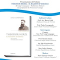 "Theodor Herzl - Il Mazzini d'Israele", la presentazione a Palazzo