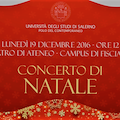 UNISA: chiusura natalizia dell'Ateneo con il Concerto dell'Orchestra Filarmonica Salernitana "Giuseppe Verdi"