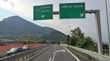 A3: chiusa la rampa di uscita autostradale da Salerno 