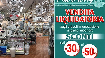 Cava de' Tirreni, Pat e Terry lancia vendita con sconti fino al 50%