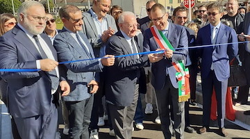 Inaugurata la nuova rotatoria all'uscita dell'autostrada di Nocera Inferiore 