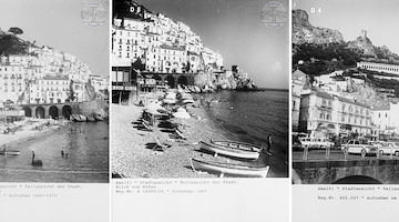 L'estate amalfitana negli anni sessanta: tre immagini di Amalfi realizzate da fotografi tedeschi