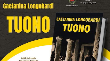 Libri: a Cava de' Tirreni si presenta "Tuono" di Gaetanina Longobardi 