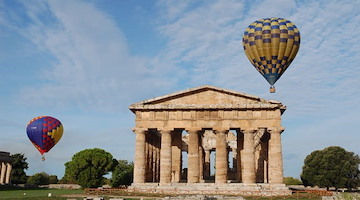 Paestum: dal 28 settembre al via il XIV Festival Internazionale delle Mongolfiere