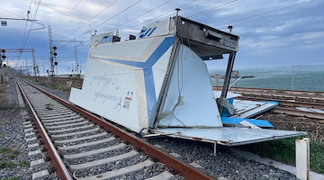 Piogge e forte vento, treni cancellati e disagi sulla linea Salerno-Reggio Calabria 