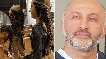 Statua della Madonna incendiata a Cava de' Tirreni, l'appello di Luigi Petrone 