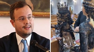 Statua della Madonna incendiata a Cava de’ Tirreni: vicinanza e solidarietà di Italo Cirielli all’intera comunità locale