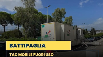 Tac mobile fuori uso all'ospedale di Battipaglia, Iannone: "Oltre al danno la beffa"