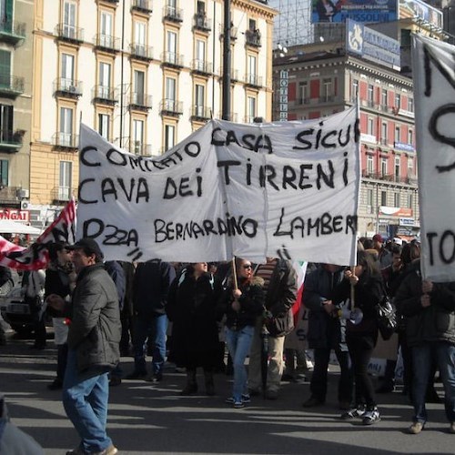 La manifestazione del 25 febbraio a Napoli