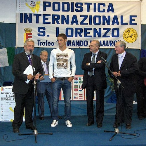 Sul palco Andrea Rispoli, Atleta cavese dell'anno