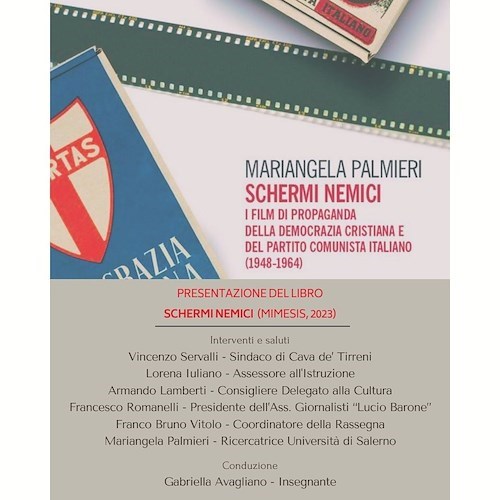 Cava de' Tirreni, 6 febbraio Mariangela Palmieri presenta il libro Schermi nemici