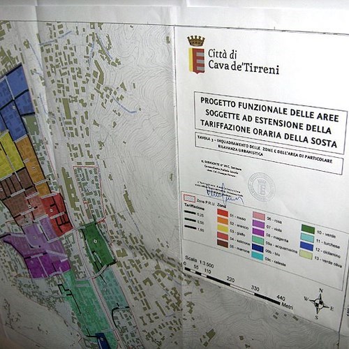 La mappa delle zone soggette ad estensione della sosta tariffata