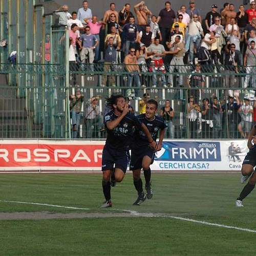 L'esultanza di Bernardo (foto di Angelo Tortorella)