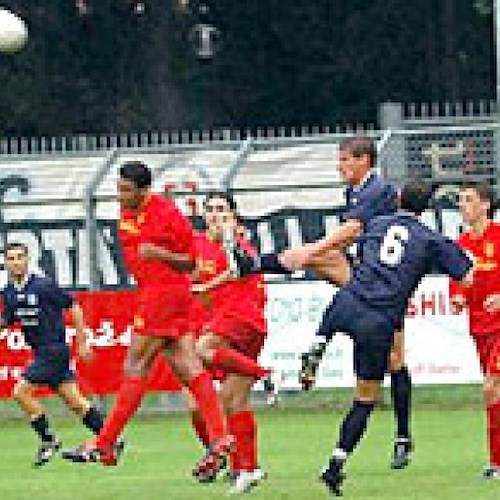 Il gol di Cipriani nella gara d'andata