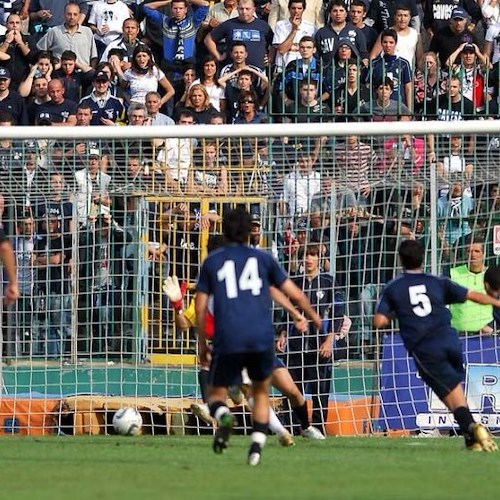 La rete di Mastronunzio nel ritorno della semifinale playoff del gugno 2007