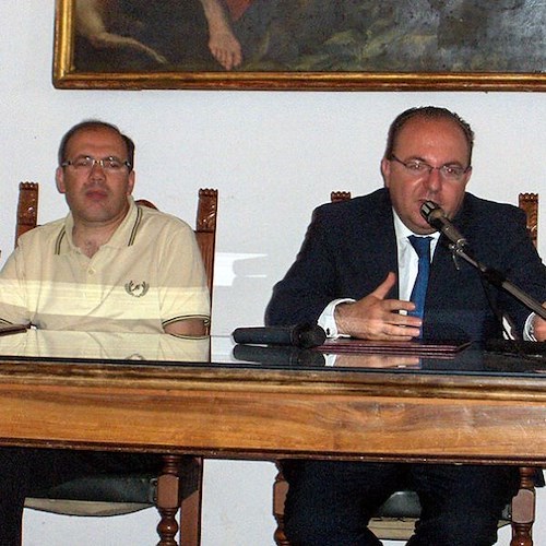 L'assessore Carmine Adinolfi ed il sindaco Marco Galdi