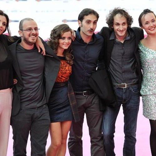 Con il cast di “Next Stop” al Roma Fiction Fest