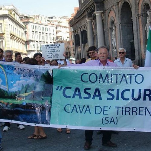 Il Presidente Luigi Di Domenico guida la protesta