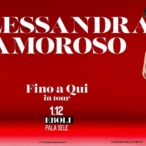 Dopo Sanremo Alessandra Amoroso torna in tour: prima tappa sarà al PalaSele di Eboli