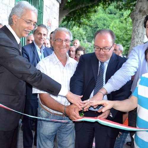 L'inaugurazione del Centro Anziani al Corpo di Cava