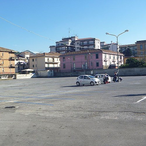 Il parcheggio in Piazza Amabile