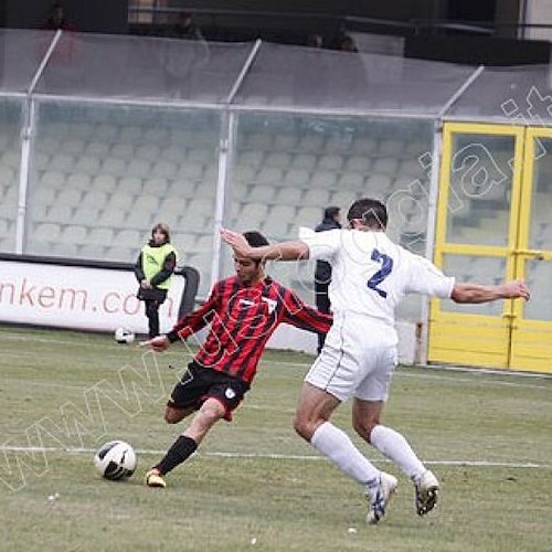 La prima rete di Insigne (foto servizio tratte da usfoggia.it)