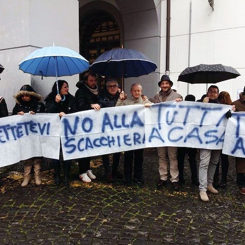 La protesta di Città Democratica