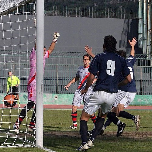 Il gol di Cipriani (foto servizio di Angelo Tortorella)