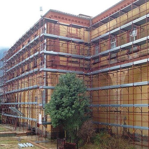 Il cantiere a Santa Maria del Rifugio