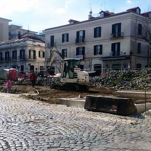 I lavori in Piazza Abbro