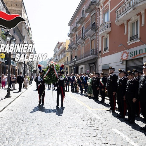 a Pagani la cerimonia in ricordo del tenente dei carabinieri Marco Pittoni