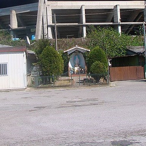 Uno scorcio del campo container di Pregiato