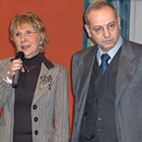 Il critico François Burkhardt e l'assessore comunale Francesco Musumeci