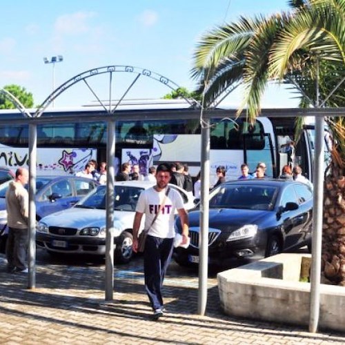 L'arrivo al Palacavicchi