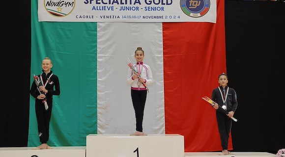 Ginnastica, bronzo nazionale per Daria Di Martino della Juvenilia Cava de' Tirreni