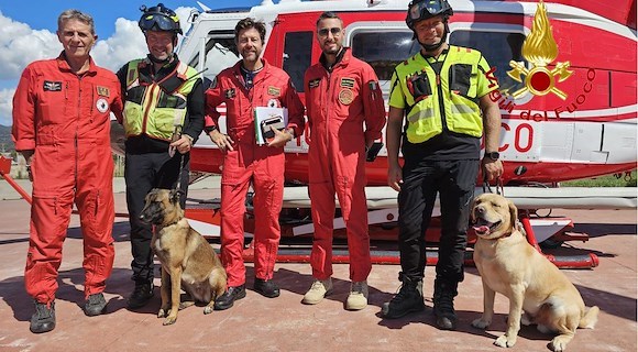 Salerno, addestramento congiunto per i Vigili del Fuoco: simulato intervento in montagna